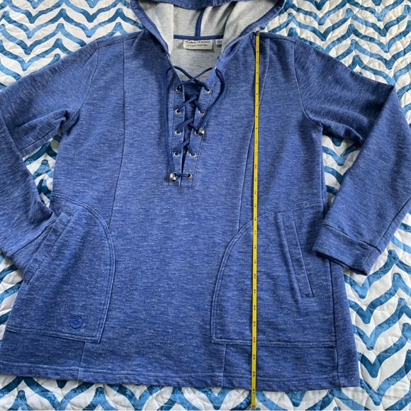 Lace up hoodie pockets sm/medium Louis Dell’Olio - Picture 6 of 13